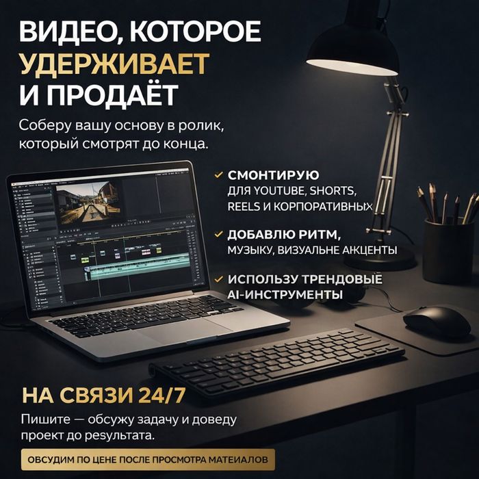Видеомонтаж 24/7