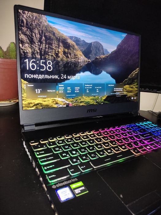 Ноутбук MSI gtx 1650