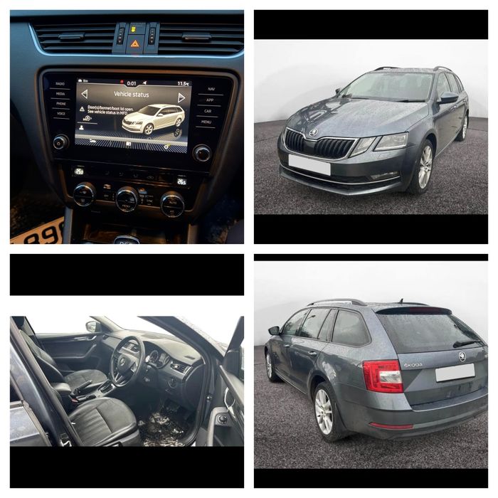 Interior piele cu alcantara skoda octavia 3 break