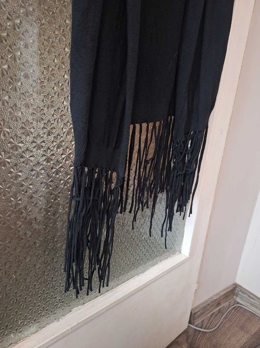 Дамска черна жилетка