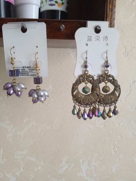 Серьги под серебро. И др.