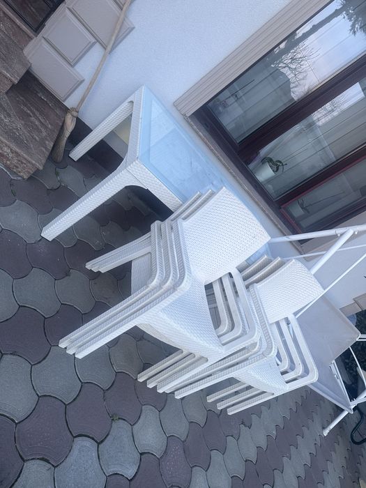 Vand masa terasa 6 scaune