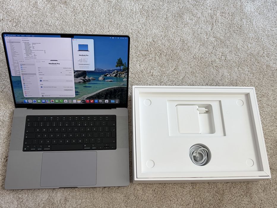 Macbook Pro 16 M1 Max, Macbook Pro 16 M1 MAX, 64 RAM, 1TB, 93 % Baterie