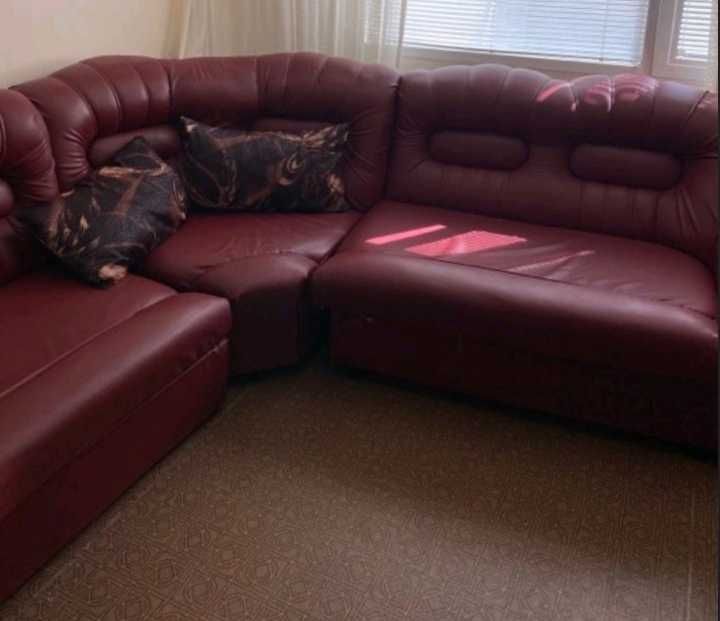 Холна гарнитура еко кожа