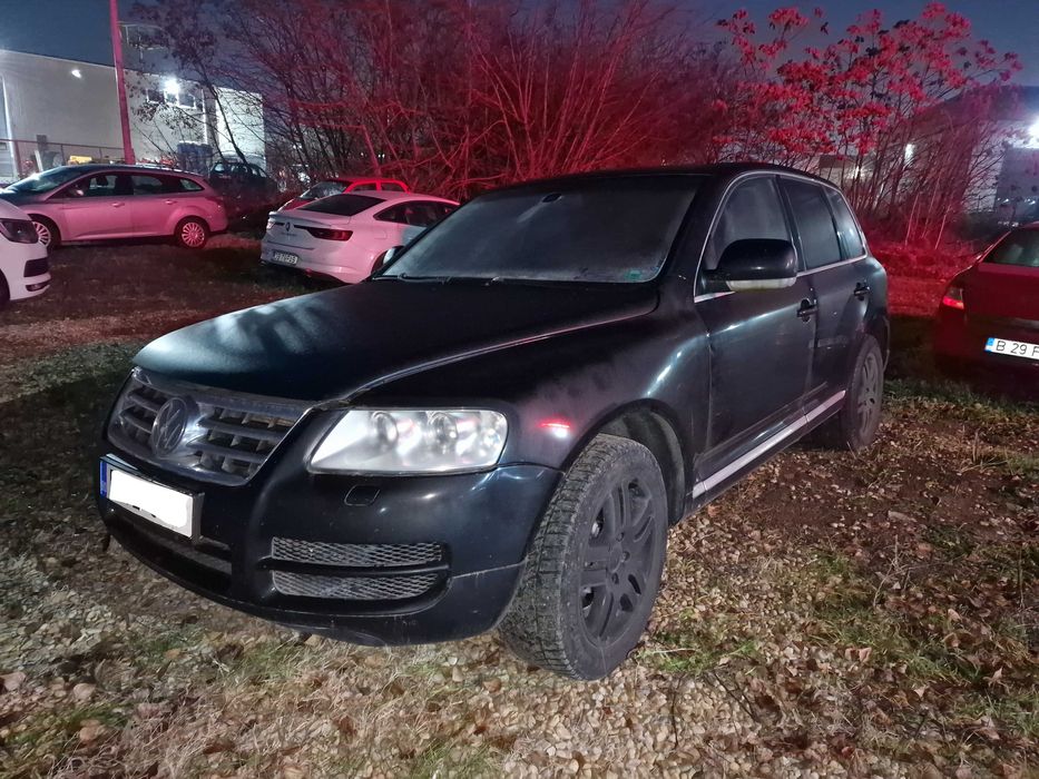 Fata completa Volkswagen Touareg 2003 2006 faruri bi-xenon capota bara