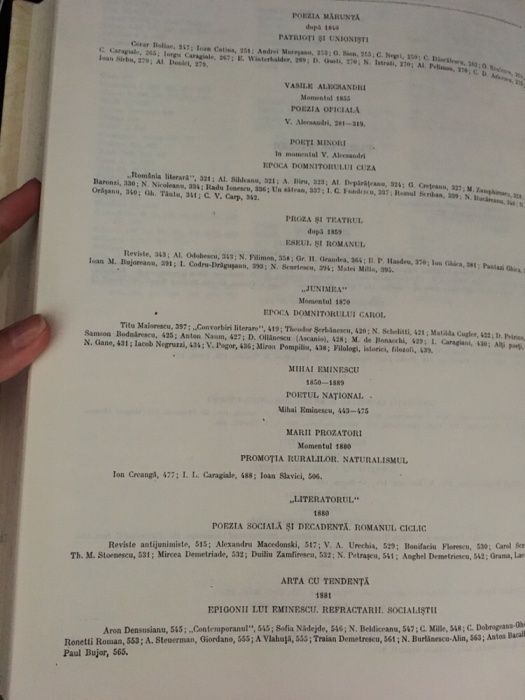 Istoria literaturii romane de la origini pana in prezent, G. Calinescu