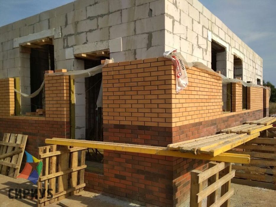 Qurilish xizmati. Beton, Fundament, g'isht terish. Noldan uy.