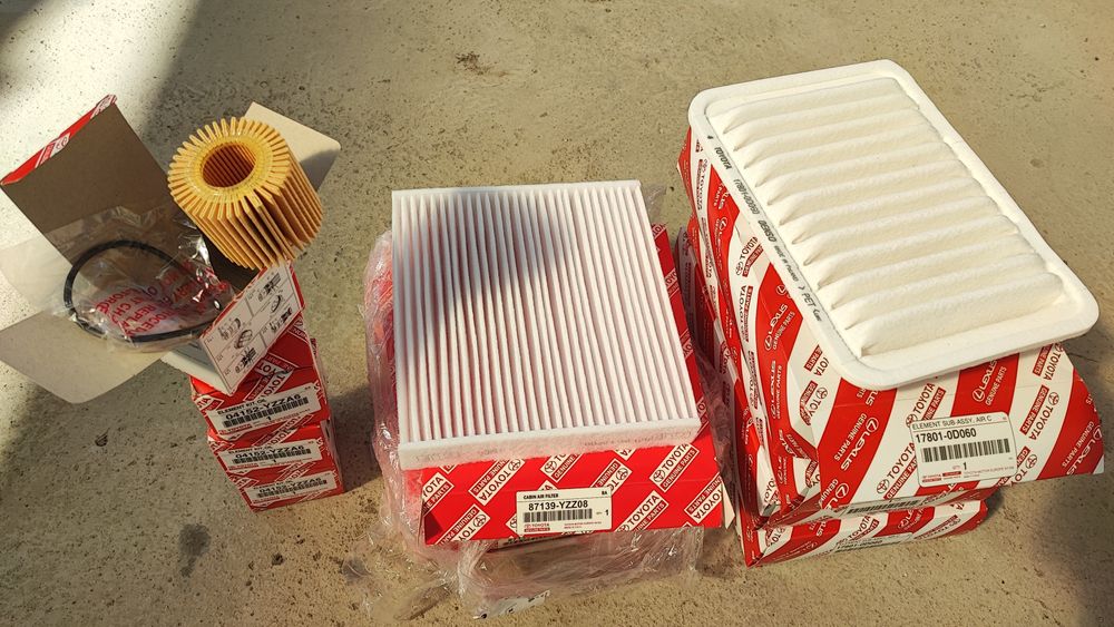 Фильтра для Toyota Corolla e150