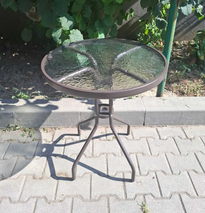 Set Mobilier Masa+2 Scaune Terasa/Gradina Maro JGX-600H