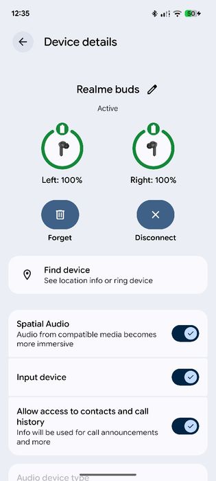 Realme airbuds t200 lite original