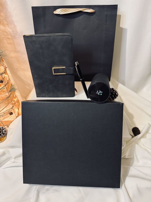 Set agenda, termos afisaj led , pix metalic