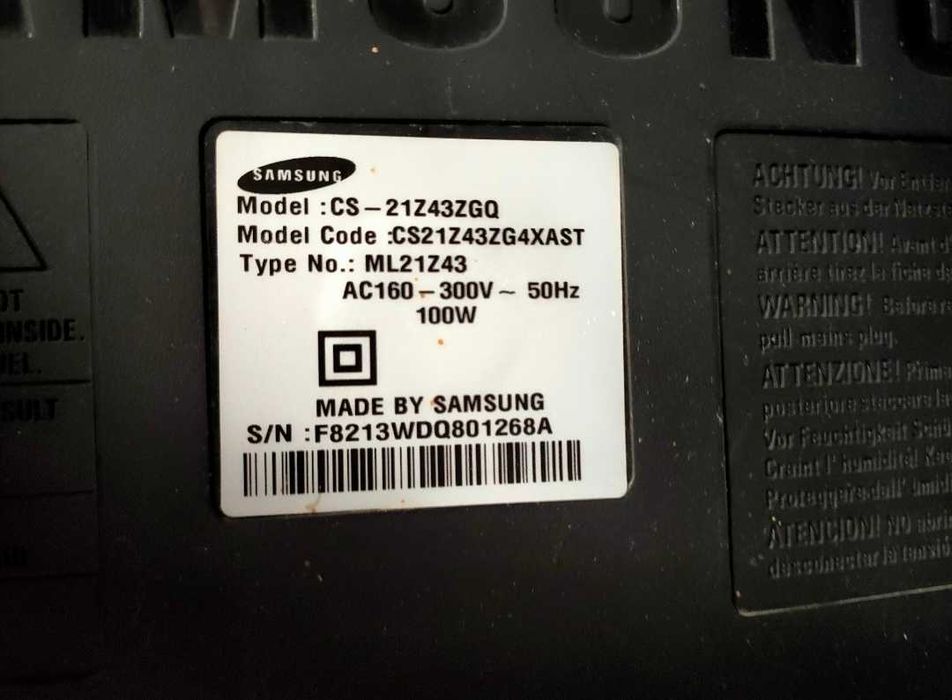 Телевизор Samsung в рабочем состояний