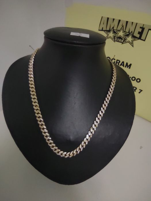Lant cuban aur 14k (efn)