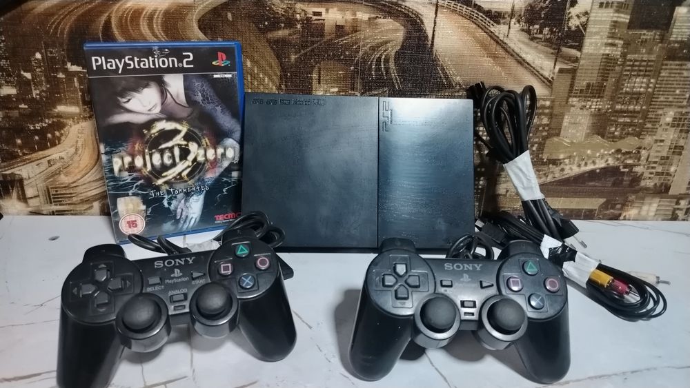 PlayStation 2  +2 джойстика