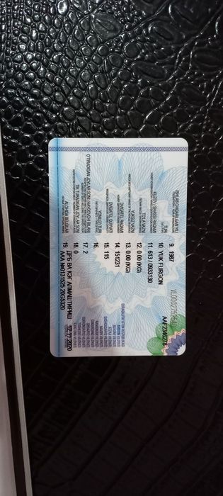 Документ сотилади срочно йили 1987.