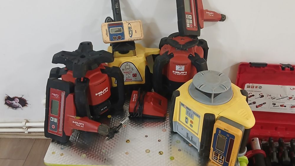 Nivele lasere hilti,leica,geomax