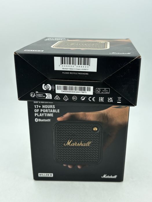 MARSHALL Willen II, 10W, Bluetooth, black si crem, sigilata, transport inclus