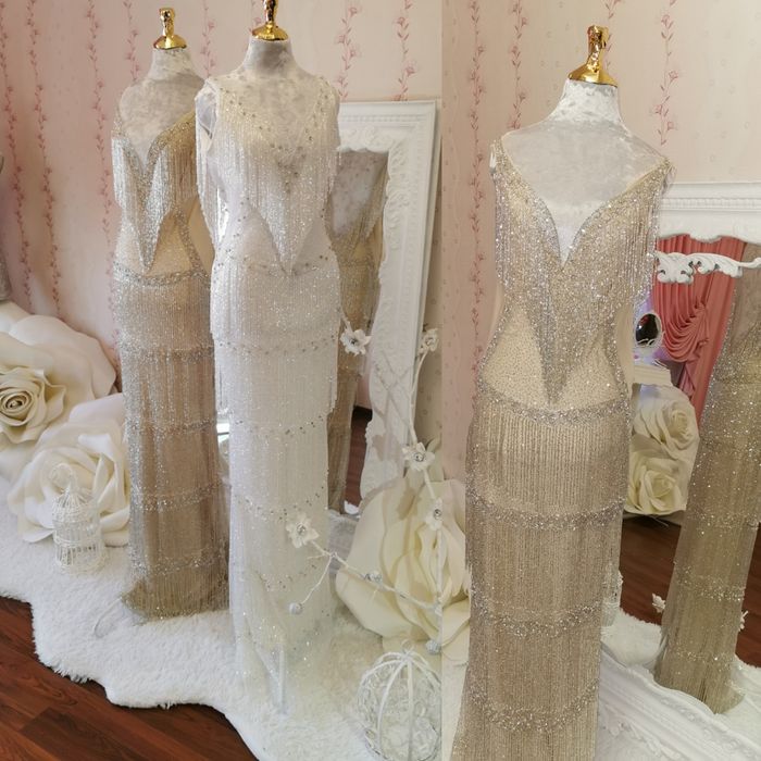 Платье расшитое вручную,Эксклюзив единственное в мире платье в наличии