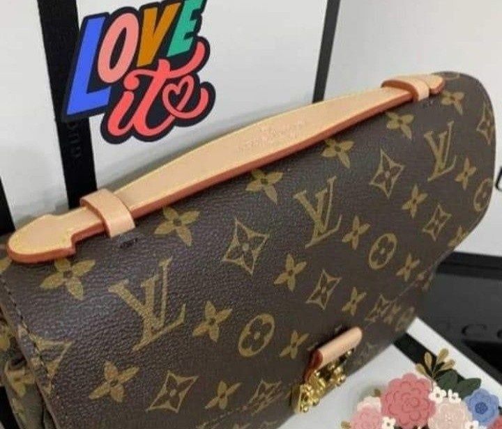 Geanta LV Pochette Metis,curea detasabila, saculet, etichetă
