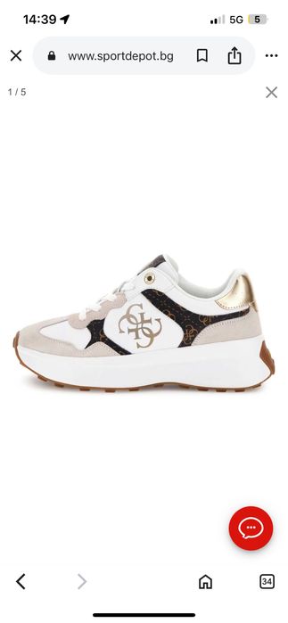 Обувки Guess LUCKEI 39 номер уголемени