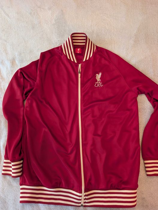 Официално ретро яке Ливърпул / LFC Shankly Track Jacket - Размер XL