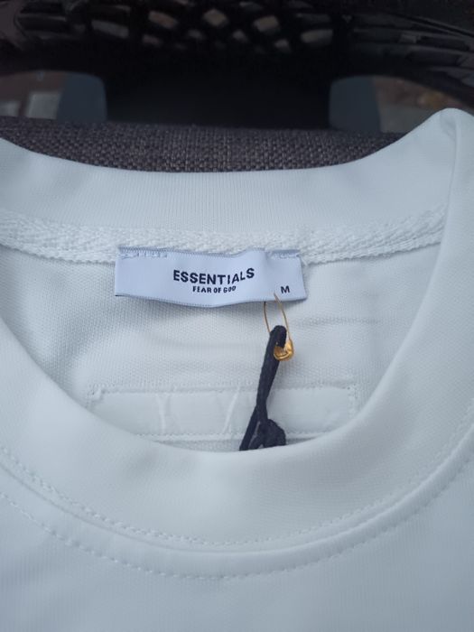 Compleu Fear Of God Essentials alb