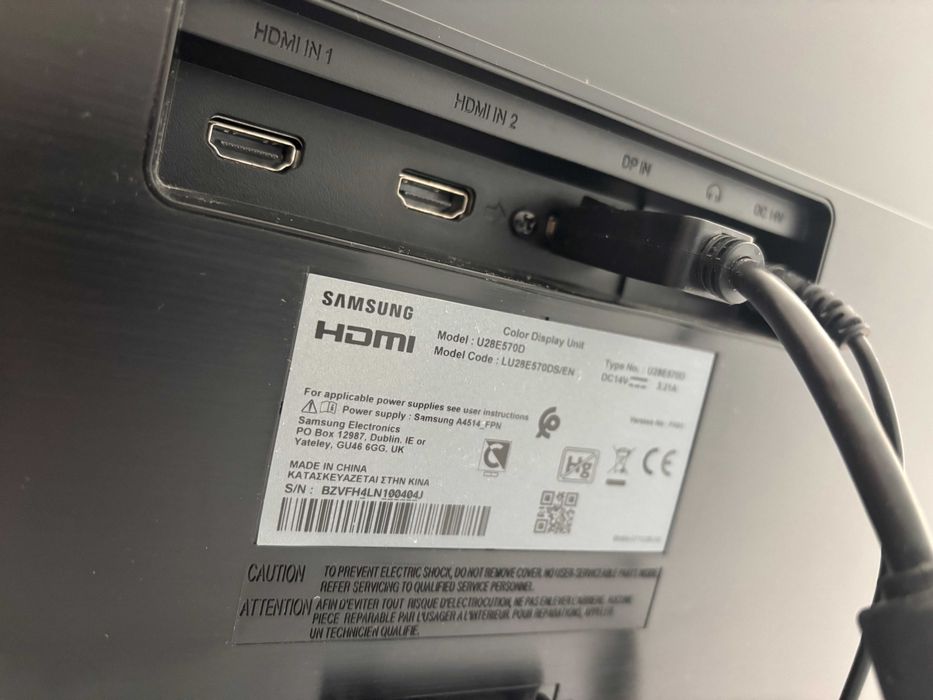 Monitor 28'' Samsung U28E570D 4K negru