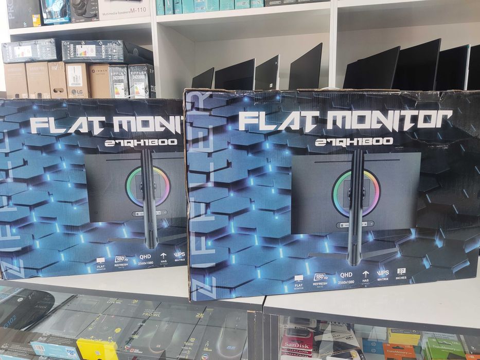 Монитор Ziffler 27" 2K 180Hz IPS QHD 27QH1800 (HDMI+DP) НОВЫЙ