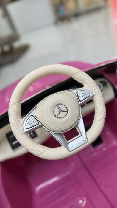 Mercedes Maybach S650 Cabriolet 12V, Licență Oficială Mercedes Maybach, Ediție Specială, Roz, 950 lei