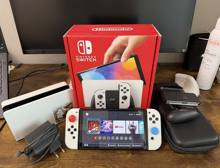 Nintendo Switch Oled (64+128gb) в отличном состоянии