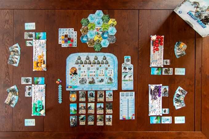 Настолна игра Endless Winter Paleoamericans Kickstarter Base Game