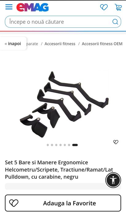 Set bare/manere helcometru/scripete tractiuni/ramat