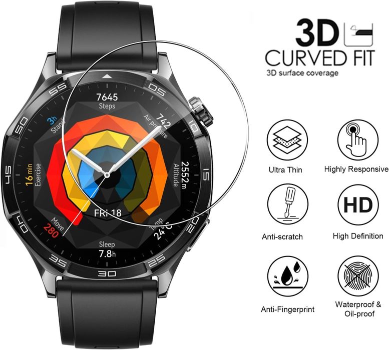 Стъклен Протектор за Дисплей за Huawei Watch GT5 / GT6 46mm