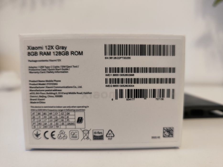 Telefon Xiaomi 12x