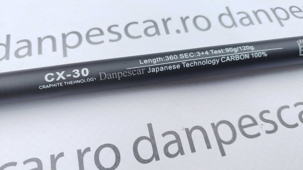 Lanseta FEEDER carbon WindBlade TFD8 SENSITIVE 3,60m 90/120gr 4VARFURI