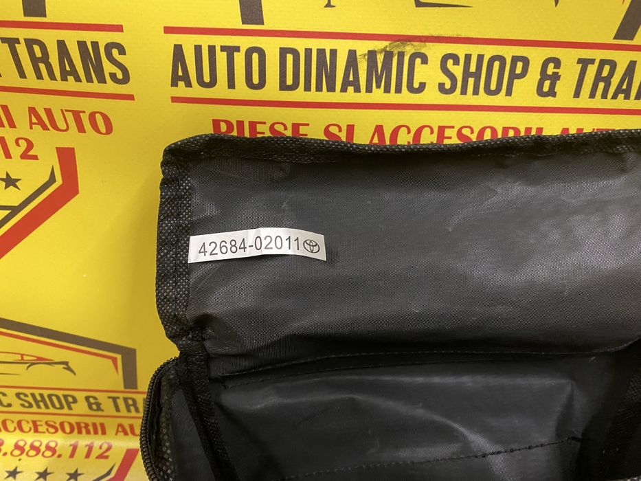 Compresor auto umflat roti kit pana original Toyota 120w cu husă