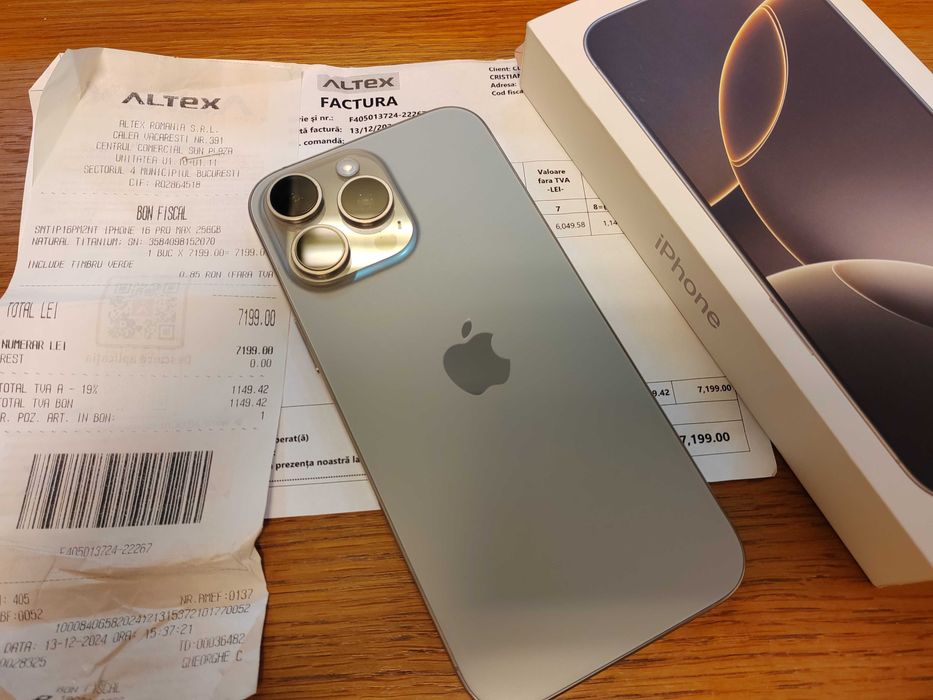 Iphone 16 Pro Max Garantie Impecabil Magazin CashGen