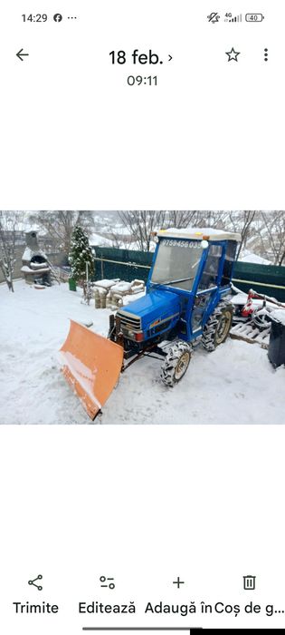 Vînd tractor Iseki landhope 217
