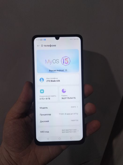 Zte Blade A36 64gb звоните
