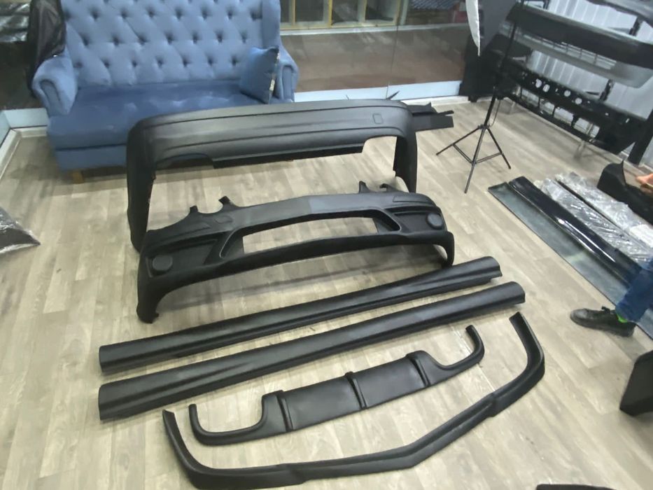 Мерседес 211 бампер передний,задний,е320,е63,губа,спойлер,комплект,w21 ...