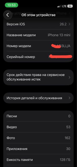 İPHONE 13 mini. 128 GB