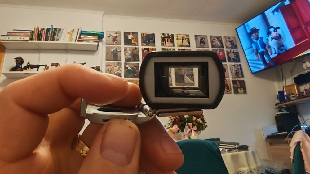 Set Voigtländer Telomar 100mm f/5.5 Reflex + vizor Turnit 35/100 mm,