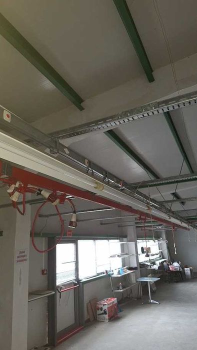 Busbar KAP 0404 трифазна шинна система 140 м + trolley линия