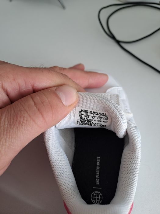 Adidasi piele Adidas ca noi toamna copii 22