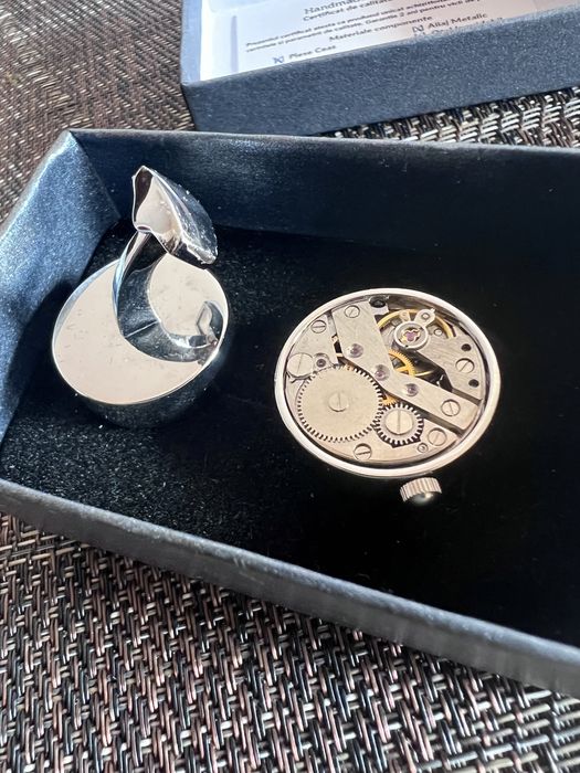 Butoni cămașă hand made mecanism ceas funcțional