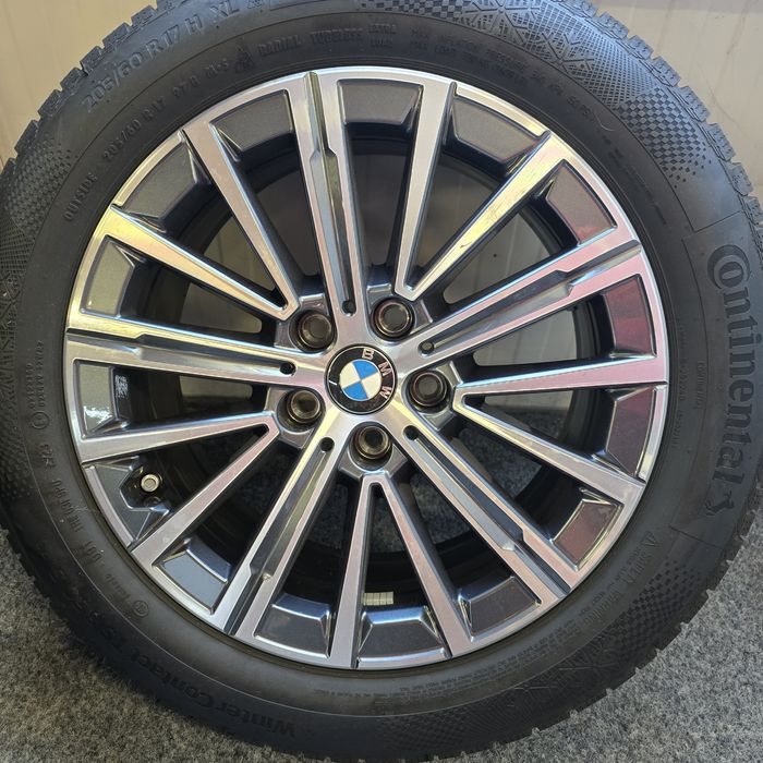 Джанти за БМВ 17 5 112 оригинални, гуми 205 60 17 Continental 4бр