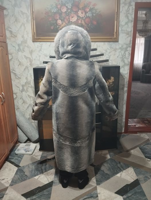 Мутон шуба женская 54р