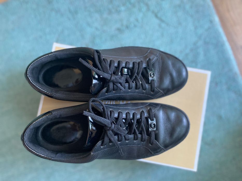 Черни Кецове Michael Kors, кожени, номер IT 38, US8M, носени