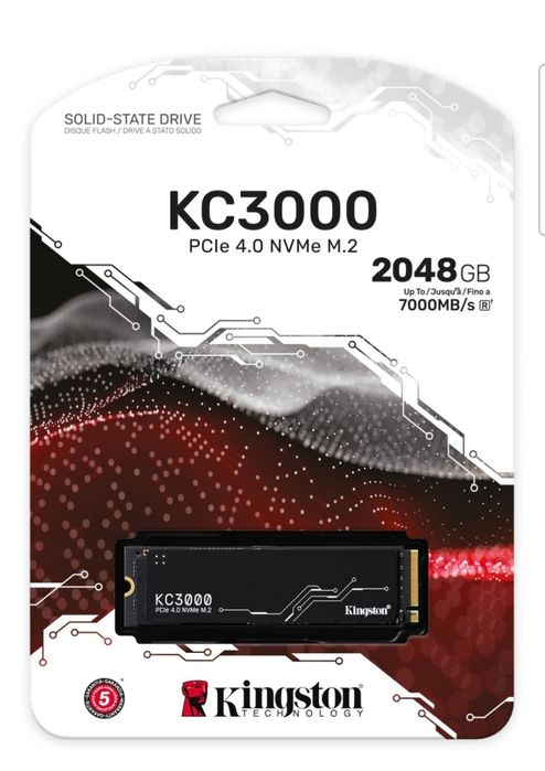 Ssd m2 kingston kc3000 2tb pcie 4.0