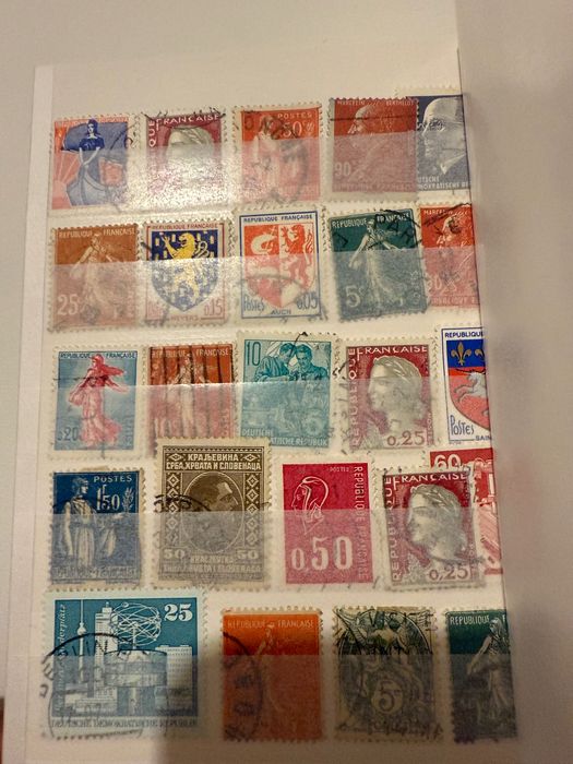 Класьор с царски пощенски марки поща